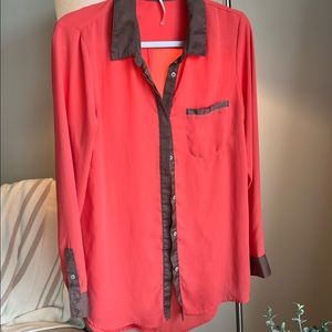 Free People Button Down Blouse